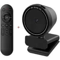 Mtp Products L5311 4K Ultra HD USB-C-webcam med fjernbetjening - sort