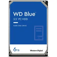Western Digital WD Blue WD60EZAZ - Harddisk - 6 TB - intern - 3.5 - SATA 6Gb/s - 5400 rpm - buffer: 256 MB