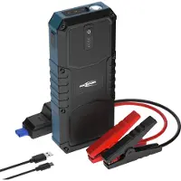 Ansmann Jump Starter 16.0, 2500 A, Sort, Blå, 2500 A, Lithium polymer (LiPo), 4 At, 59,2 Wh