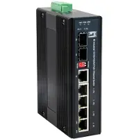Level One Industrial 4 Ports 10/100/1000 Poe + 1 Sfp + 1 Combo Switch