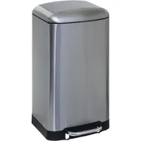 JJA Simply Smart Metalinė šiukšlių dėžė su pedalu, 30L