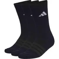 Adidas Sokker Cushioned Sportswear Crew 3-pak - Sort, størrelse 34-36