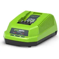 Greenworks 2932507, Batterioplader, , Grøn, Vekselstrøm, 220 - 240 V, Lithium-Ion (Li-Ion)
