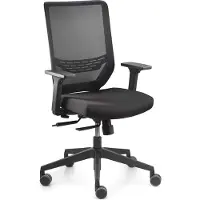 Dauphin Scandinavia Kontorstol Dauphin Valo Sync2, sort