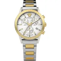 Versace Dameur VEKB00622 Sport Tech Sølvfarvet/Guldtonet stål Ø40