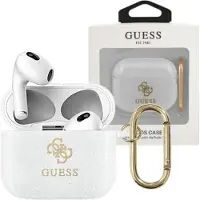 GUESS GUA3UCG4GT AirPods 3 cover Transparent Glitter Collection