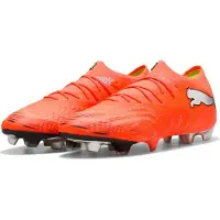 Puma Future 9 Ultimate Low Cut FG Unleashed - Rød/Hvid/Sort/Silver - Græs (FG), størrelse 37½