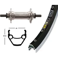 Exal Zx 19 28´´ V-brake Forhjul