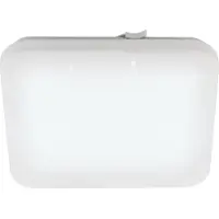 Eglo FRANIA-S PLAFOND 330X330 14,6W 1600LM 4000K IP44 HVID/KRYSTALLEFFEKT
