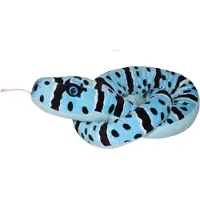 Wild republic Bamse - 137 cm - Blue Rock Rattle Slange - - OneSize - Bamse