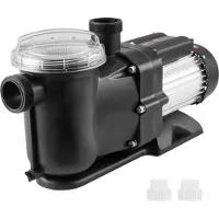 Vevor Overjordisk poolpumpe, 1118 W (1,5 hk), 378 l/min (100 gpm) maks. flow, enkelt hastighed, poolpumpe, 220 V 2850 o/min 15 m, maks. løftehøjde, poolpumpe med filterkurv, til overjordiske pools, sp