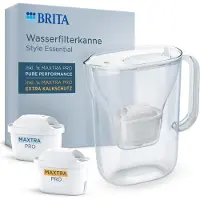 Brita Style Essential, Kande vandfilter, 2,4 L, Transparent, Hvid