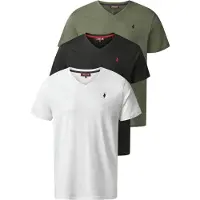 MCS Herre Texacana Tre Pak T-shirts Tapshoe/Beetle/Hvid