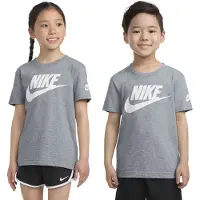 Nike T-shirt - Gråmeleret m. Hvid - - 5 år (110) - T-Shirt