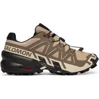 Salomon - Trail løbesko - Speedcross 6 M Natural/Black til Unisex - Størrelse 44 2/3 - Brun