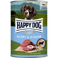 Happy Dog Sensible Puppy & Junior vådfoder - Lam & Ris - 6 x 400 g