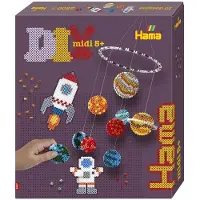 Hama Midi Perlesæt - 2500 stk. - Space Uro - - OneSize - Perler