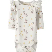 Lil´ Atelier Sparkedragt/Body 'NBFGAVO' citron / oliven / lysviolet / hvid