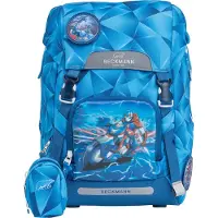 Beckmann Skoletaske - Classic - Blue Lightning/Blå - - OneSize - Skoletaske