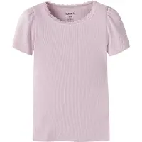 Name it T-shirt - Rib - Noos - NmfKab - Fragrant Lilac - - 2 år (92) - T-Shirt