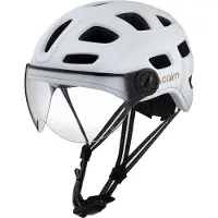 Cairn Quartz Visor, cykelhjelm, hvid