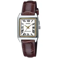 Casio LTP-V007L-7B2, Læder, Mineral, SR626SW, 3 År, 31 mm, 22 mm