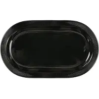 Sagaform Inka serveringsfad Sort, 20x34 cm