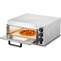 Vevor kommerciel bordplade pizzaovn Elektrisk pizzaovn til 14" pizza indendørs