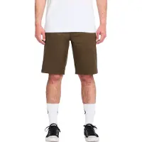 Volcom - Shorts - Frickin Modern Stretch Short 21 Sage Leaf til UnisexBomuld - Størrelse 33 US - Grøn