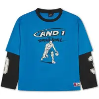 AND1 Bluser & t-shirts blå / sort / hvid