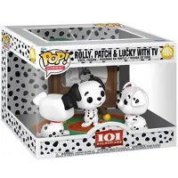 Funko POP! Disney 101 Dalmatians Rolly Patch & Lucky With Tv Figur