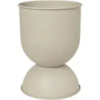 Ferm Living Hourglass krukke stor Ø50 cm Cashmere