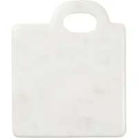 Broste Copenhagen Olina skærebræt 14x17 cm White marble