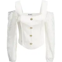 Influencer Bluse hvid
