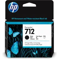 HP 712 / 3ED71A Black Ink 80ml