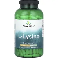 Swanson Health , L-lysine, 500 mg, 300 Kapsler