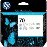 HP 70 / C9405A Printhead Cyan and light Magenta - Printhoved Lys cyan