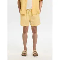 Selected Badeshorts gul / hvid