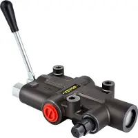 Vevor hydraulisk retningsventil, hydraulisk spoleventil med 1 spole, hydraulisk læsseventil med 21 GPM, retningsventil med 3625 PSI, hydrauliske ventiler og styringer til traktorer, læssere og tanke