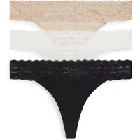 Tommy Hilfiger Uw0uw06337 Tanga 3 Enheder