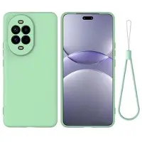 Mtp Products Huawei Nova 15 Flydende silikone cover med håndrem - grøn