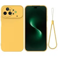 Mtp Products Huawei Nova 15 Ultra Flydende silikone cover med håndrem - gul