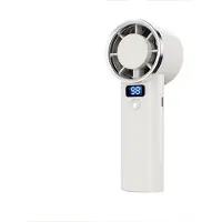 INF Mintgrøn håndholdt ventilator: Bærbar køling med lang batterilevetid White