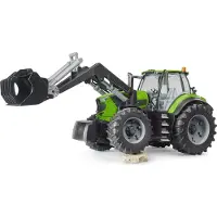 BRUDER Deutz 828 TTV tractor with frontloader toy