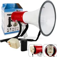 DNA Professional DNA MEGA2 megafon 50W stemmeforstærker/sirene USB Bluetooth AUX micro SD