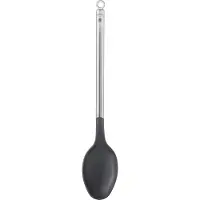 Rösle ske 32 cm Basic Line - rustfrit stål sølv/sort