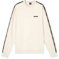 EA7 EA7til mænd. 7M001478_AF12660 Interlock Logo Series sweatshirt beige (M), Casual, Bomuld, Lange ærmer