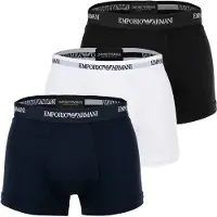 Emporio Armani Boksershorts sort / hvid