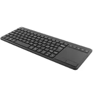 Deltaco Wireless mini Keyboard with Touchpad Nordic Black - Tastatur - Nordisk - Sort