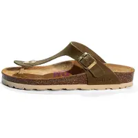 Bayton Pantoletter 'MERCURE' beige / khaki
